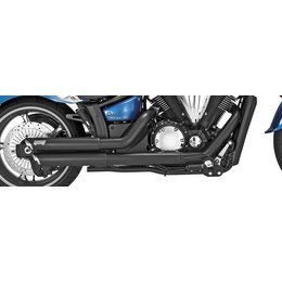 Vance & Hines Twin Slash Staggered Dual Exhaust System For Yamaha Stryker 48501 Black