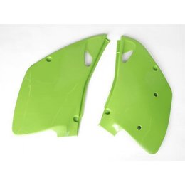UFO Plastics Side Panels Green For Kawasaki KX 125 250 92-93