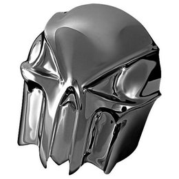 Black Kuryakyn Skull Horn Cover Chrome For Harley 92-10