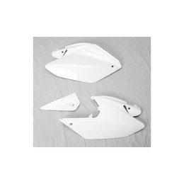 UFO Plastics Side Panels White For Honda CRF 250X 04-09