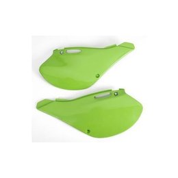 UFO Plastics Side Panels Green For Kawasaki KX 125 250 99-02