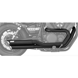 Vance & Hines Twin Slash Staggered Dual Exhaust System For Yamaha 48531 Black
