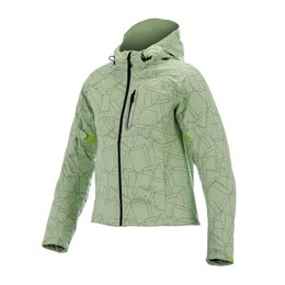 Green Alpinestars Womens Stella Spark Softshell Hooded Textile Jacket 2015