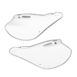 UFO Plastics Side Panels White For Kawasaki KX 125 250 99-02