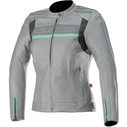 Alpinestars Womens Stella Dyno V2 Leather Jacket Grey
