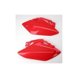 UFO Plastics Side Panels Red For Honda CRF 450R 05-06