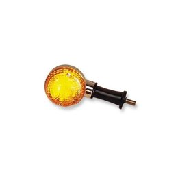 4 Clignotants Ambre Chromés Pour Moto - Universels, 12V, Plastique ABS, Avant/arrière, Pour Kawasaki Shadow Aero Etc.