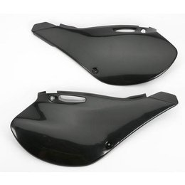 UFO Plastics Side Panels Black For Kawasaki KX 125 250 99-02