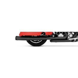 Vance & Hines Hi-Output Carbon Black Dual Slip-On Exhaust For Harley 46465 Black
