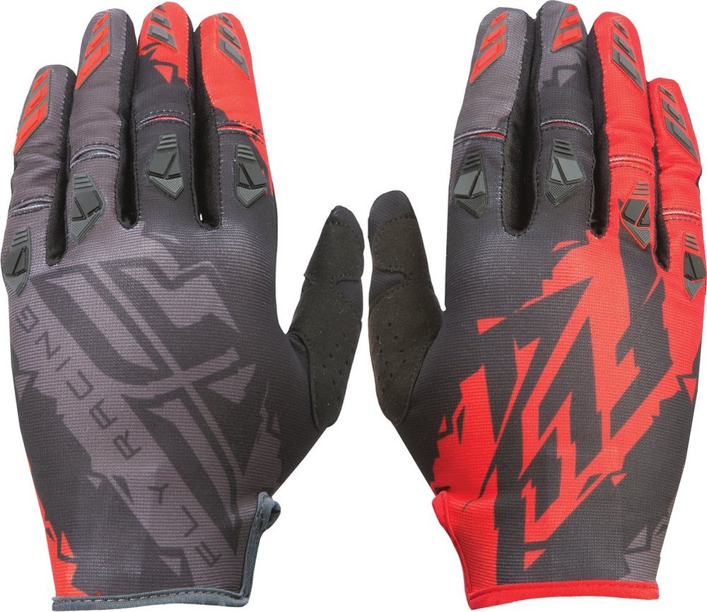 Red/Black/Yellow 369-41307-P Fly Racing Kinetic MTB Glove 