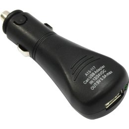 SPI USB Cigarette Lighter Snowmobile Power Jack Black Universal UP-01056 Black