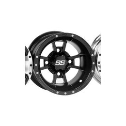 ITP SS112 Sport Wheel 10x5 3+2 4/144 Black For Honda Kawasaki SUZ