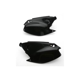 UFO Plastics Side Panels Black For Kawasaki KX 125 250 03-09