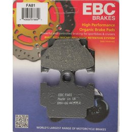 EBC Organic Front Brake Pads Single Set ONLY For Yamaha FA81 Unpainted