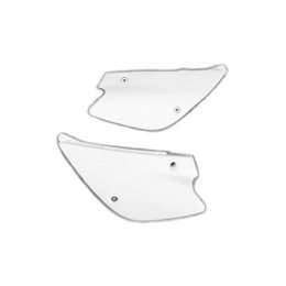 UFO Plastics Side Panels White For Kawasaki KX 85 100 98-09