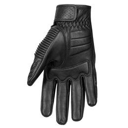 Highway 21 Mens Trigger Leather Gloves Black