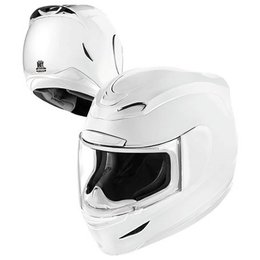 White Icon Airmada Gloss Full Face Helmet