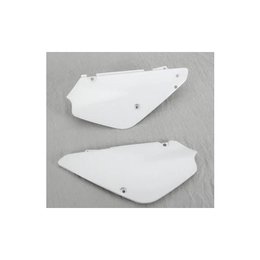 UFO Plastics Side Panels White For Suzuki RM 85 00-09
