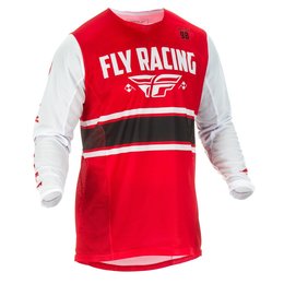 Fly Racing Mens Kinetic Mesh Era Jersey Red