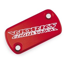 Works Connection Brake Cap Front Red For Honda CR CRF XR