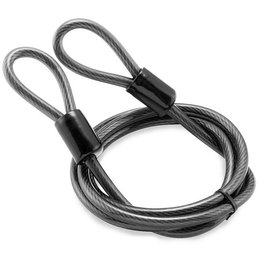 N/a Bully Locks 10mm Straight Braided Cable W Loops 7 Feet