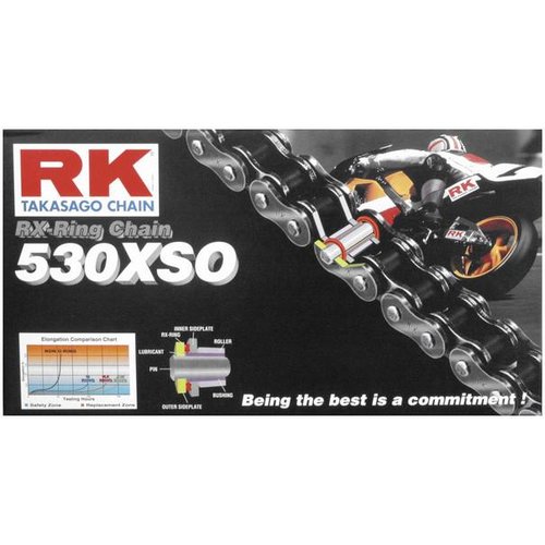 $124.56 RK Chain 530 OZ1 O-Ring 108 Links Natural #182852