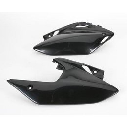 UFO Plastics Side Panels Black For Honda CRF 450X 05-09