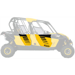 Dragonfire Racing Yellow And Black HiBoy Door Graphics For Can-Am 07-2107 Yellow