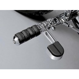 Chrome/black Kuryakyn Iso Peg Male Style Mount Stirrups For Harley