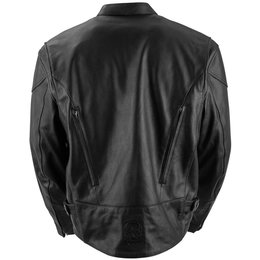 Black Brand Mens Killer Leather Jacket Black