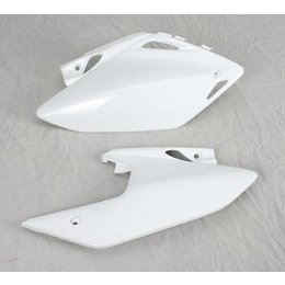 UFO Plastics Side Panels White For Honda CRF 450X 05-09