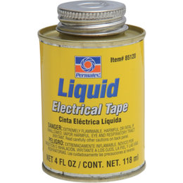 Permatex Liquid Electrical Tape With Brush Top 4 OZ 85120 Unpainted