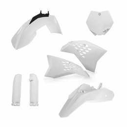 Acerbis Full Plastic Kit For KTM 65 SX 2012-2015 White 2320850002 White