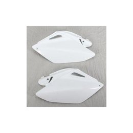 UFO Plastics Side Panels White For Honda CRF 250R 06-09