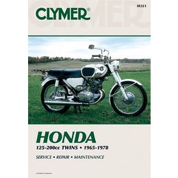 Clymer Repair Manual For Honda 125-200 Twin 65-78