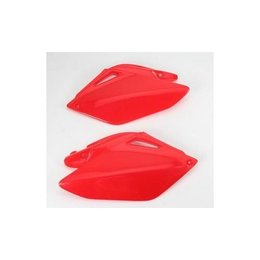 UFO Plastics Side Panels Red For Honda CRF 250R 06-09
