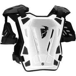 Thor Mens Guardian Chest/Back Roost Guard Protector White