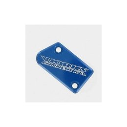 Works Connection Brake Cap Front Blue For Yamaha YZ125/250/450