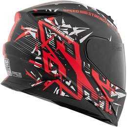 Speed & Strength SS1600 Critical Mass Full Face Motorcycle Helmet Red