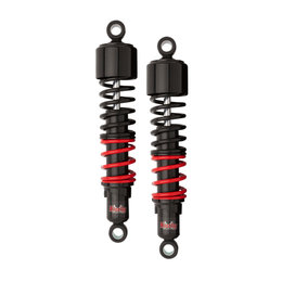 Burly Brand 15 Inch Stiletto Adjustable Rear Shocks For Harley B28-1250 Black