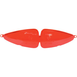 Drag Specialties Replacement Art Deco Taillight Lens Universal Red 2010-0339