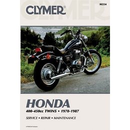 Clymer Repair Manual For Honda 400-450 Twin 78-87