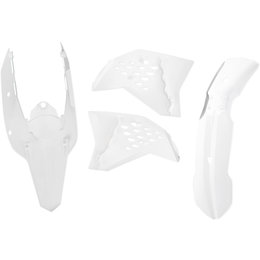 Acerbis Plastic Kit For KTM SX 2007-2010 XC XCW 2008-2010 White 2082030002 White
