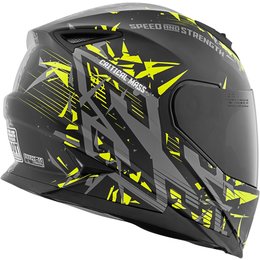 Speed & Strength SS1600 Critical Mass Full Face Motorcycle Helmet Grey