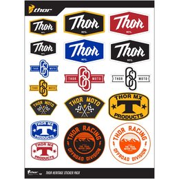Multi Thor Heritage Sticker Decal Sheet 2015