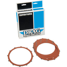 Drag Specialties Organic Friction Clutch Plates 6 Pack For Harley 1131-0426