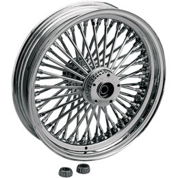 Drag Specialties 18x3.50 Fat Daddy Radially Laced Front Wheel Harley 0203-0246 Metallic