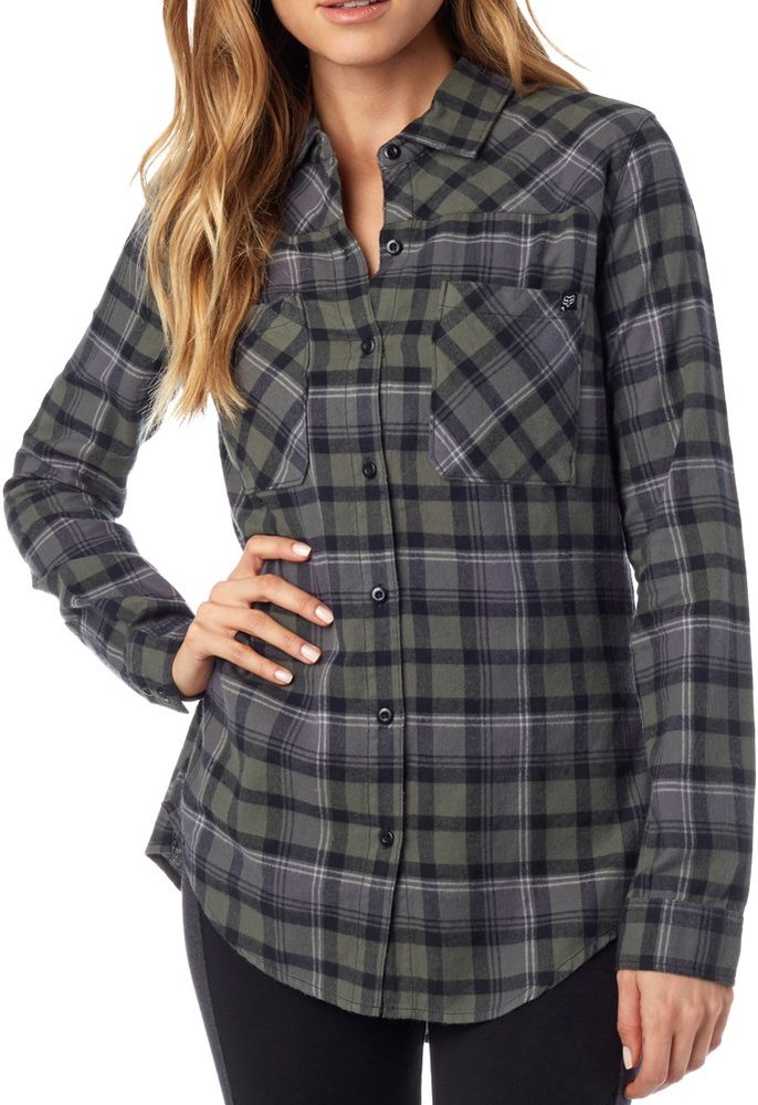  39.50 Fox Racing Womens Long Sleeve Flown Flannel 993882