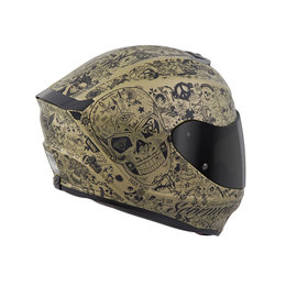 Scorpion EXO-R420 EXOR 420 Shake Full Face Helmet Gold
