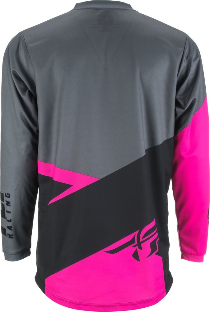 Fly Racing F-16 2018 Mens MX Offroad Jersey Neon Pink/Black/Gray 